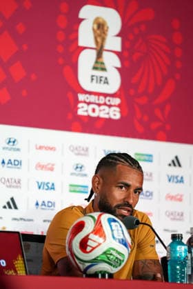 press conference, PK, Pressekonferenz ahead of Ghana v Panama - 2026 FIFA World Cup, WM, Weltmeisterschaft, Fussball TORONTO, CANADA - JUNE 16 : Anibal Godoy of Panama speaks to media during a press conference ahead of their Group L match against Ghana at the 2026 FIFA World Cup in Toronto, Ontario, Canada on June 16, 2026. Mert Alper Dervis Anadolu Ontario Canada. Editorial use only. Please get in touch for any other usage.  Copyright: x2026xAnadoluxMertxAlperxDervisx
