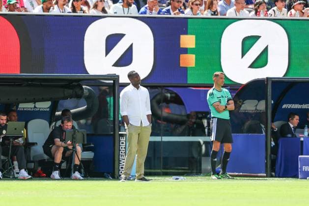 RECORD DATE NOT STATED FIFA World Cup, WM, Weltmeisterschaft, Fussball 2026 - Group I - France v Senegal Pepe Thiaw Coach of Senegal during the match between France and Senegal in the first round of Group I of the 2026 FIFA World Cup group stage at New York New Jersey Stadium, in East Rutherford, United States, on Tuesday, June 16, 2026.(Foto: William Volcov Brazil Photo Press IMAGO) Sports East Rutherford NJ United States of America Copyright: xWILLIAMxVOLCOVx