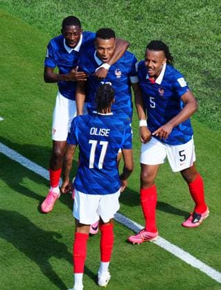 Kylian MbappÃ of France celebrates after scoring France v Senegal, 2026 FIFA World Cup, WM, Weltmeisterschaft, Fussball Group I, Football, New York New Jersey Stadium, East Rutherford, New Jersey, USA - 16 Jun 2026East Rutherford New York New Jersey Stadium New Jersey (NJ) United States of America EDITORIAL USE ONLY No use with unauthorised audio, video, data, fixture lists, club league logos or live services. Online in-match use limited to 120 images, no video emulation. No use in betting, games or single club league player publications.  Copyright: xJavierxGarcia Shutterstockx 16928918bx