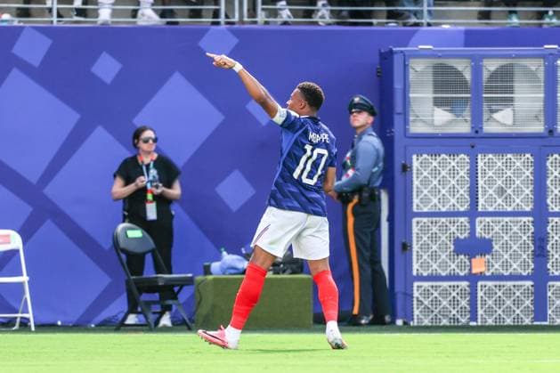 RECORD DATE NOT STATED FIFA World Cup, WM, Weltmeisterschaft, Fussball 2026 - Group I - France v Senegal Kylian Mbappe player of France celebrates his goal during the match between France and Senegal in the first round of Group I of the 2026 FIFA World Cup group stage at New York New Jersey Stadium, in East Rutherford, United States, on Tuesday, June 16, 2026.(Foto: William Volcov Brazil Photo Press IMAGO) Sports East Rutherford NJ United States of America Copyright: xWILLIAMxVOLCOVx