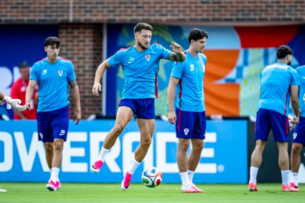 DALLAS - (m) Marco Pasalic of Croatia during the 2026 World Cup, training of Croatia at Washburne Soccer and Track Stadium on June 16, 2026 in Dallas, United States. (Photo by Stefan Koops EYE4IMAGES DeFodi Images) -
