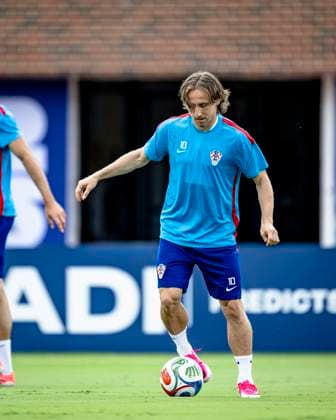 DALLAS - Luka Modric of Croatia during the 2026 World Cup, Croatia training at Washburne Soccer and Track Stadium on June 16, 2026 in Dallas, United States. (Photo by Stefan Koops EYE4IMAGES DeFodi Images) -