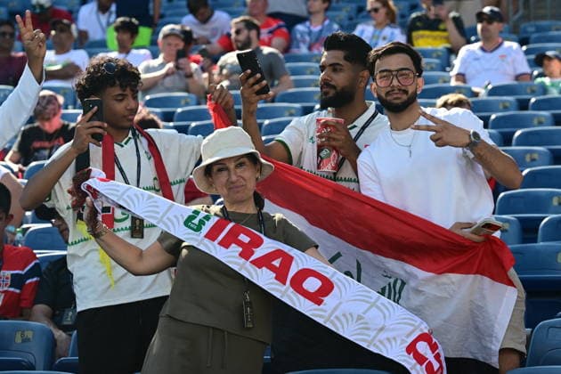 Iraq v Norway - FIFA World Cup, WM, Weltmeisterschaft, Fussball 2026 - Group I FOXBOROUGH, UNITED STATES - JUNE 16: Fans gather prior to 2026 FIFA World Cup First Stage Group I match between Iraq and Norway at Gillette Stadium (Boston Stadium) in Foxborough, Massachusetts, United States on June 16, 2026. Abdulhamid Hosbas Anadolu Massachusetts United States. Editorial use only. Please get in touch for any other usage.  Copyright: x2026xAnadoluxAbdulhamidxHosbasx