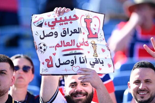 Iraq v Norway - FIFA World Cup, WM, Weltmeisterschaft, Fussball 2026 - Group I FOXBOROUGH, UNITED STATES - JUNE 16: Fans gather prior to 2026 FIFA World Cup First Stage Group I match between Iraq and Norway at Gillette Stadium (Boston Stadium) in Foxborough, Massachusetts, United States on June 16, 2026. Abdulhamid Hosbas Anadolu Massachusetts United States. Editorial use only. Please get in touch for any other usage.  Copyright: x2026xAnadoluxAbdulhamidxHosbasx