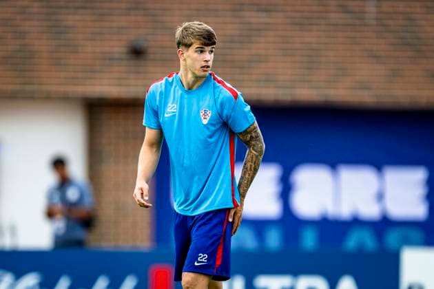 DALLAS - Luka Vuskovic of Croatia during the 2026 World Cup, Croatia training at Washburne Soccer and Track Stadium on June 16, 2026 in Dallas, United States. (Photo by Stefan Koops EYE4IMAGES DeFodi Images) -
