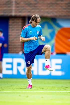 DALLAS - Luka Modric of Croatia during the 2026 World Cup, Croatia training at Washburne Soccer and Track Stadium on June 16, 2026 in Dallas, United States. (Photo by Stefan Koops EYE4IMAGES DeFodi Images) -