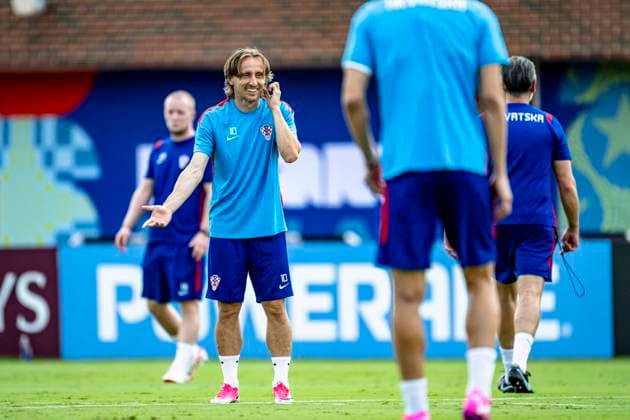 DALLAS - Luka Modric of Croatia during the 2026 World Cup, Croatia training at Washburne Soccer and Track Stadium on June 16, 2026 in Dallas, United States. (Photo by Stefan Koops EYE4IMAGES DeFodi Images) -