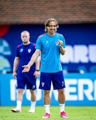 DALLAS - Luka Modric of Croatia during the 2026 World Cup, Croatia training at Washburne Soccer and Track Stadium on June 16, 2026 in Dallas, United States. (Photo by Stefan Koops EYE4IMAGES DeFodi Images) -