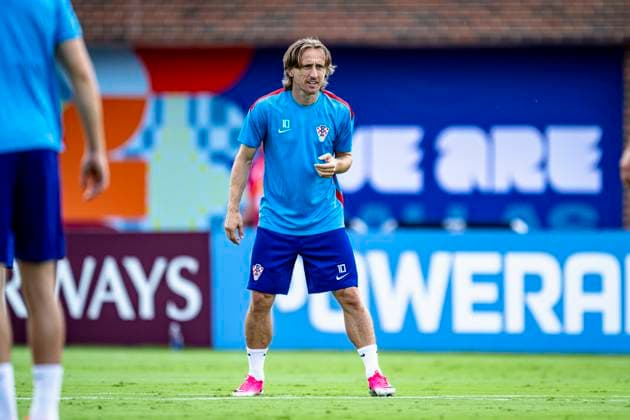 DALLAS - Luka Modric of Croatia during the 2026 World Cup, Croatia training at Washburne Soccer and Track Stadium on June 16, 2026 in Dallas, United States. (Photo by Stefan Koops EYE4IMAGES DeFodi Images) -