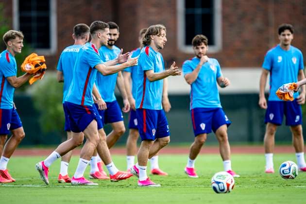 DALLAS - (m) Luka Modric of Croatia during the 2026 World Cup, training of Croatia at Washburne Soccer and Track Stadium on June 16, 2026 in Dallas, United States. (Photo by Stefan Koops EYE4IMAGES DeFodi Images) -