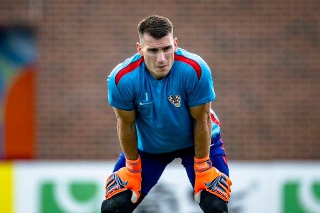 DALLAS - Croatia goalkeeper Dominik Livakovic during the 2026 World Cup, Croatia training at Washburne Soccer and Track Stadium on June 16, 2026 in Dallas, United States. (Photo by Stefan Koops EYE4IMAGES DeFodi Images) -