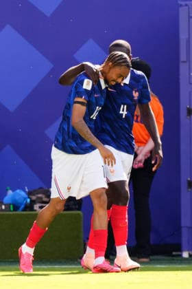France v Senegal: Group I - FIFA World Cup, WM, Weltmeisterschaft, Fussball 2026 Bradley Barcola of France celebrates a goal during the FIFA World Cup 2026 Group I match between France and Senegal at New York New Jersey Stadium on June 16, 2026 in East Rutherford, New Jersey. East Rutherford NJ United States  Copyright: xJosexBretonx originalFilename:bretonhernandez-francevs260616_npJAj.jpg