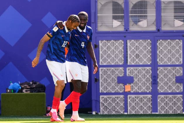 France v Senegal - FIFA World Cup, WM, Weltmeisterschaft, Fussball 2026 - Group I NEW JERSEY, UNITED STATES - JUNE 16: Bradley Barcola (12) of France celebrates a goal during the 2026 FIFA World Cup First Stage Group I match between France and Senegal at MetLife (New Jersey Stadium) in East Rutherford, New Jersey, United States on June 16, 2026. Jose Hernandez Anadolu New Jersey United States. Editorial use only. Please get in touch for any other usage.  Copyright: x2026xAnadoluxJosexHernandezx