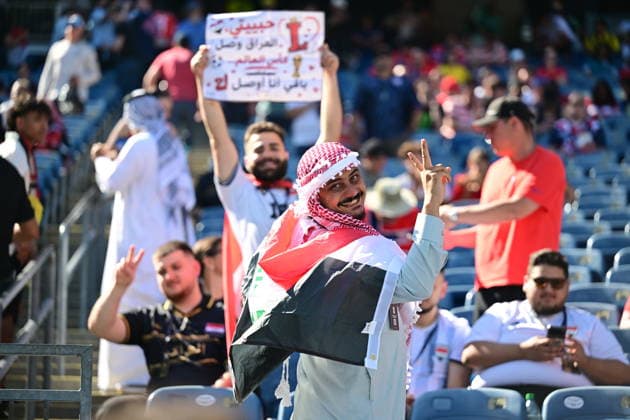 Iraq v Norway - FIFA World Cup, WM, Weltmeisterschaft, Fussball 2026 - Group I FOXBOROUGH, UNITED STATES - JUNE 16: Fans gather prior to 2026 FIFA World Cup First Stage Group I match between Iraq and Norway at Gillette Stadium (Boston Stadium) in Foxborough, Massachusetts, United States on June 16, 2026. Abdulhamid Hosbas Anadolu Massachusetts United States. Editorial use only. Please get in touch for any other usage.  Copyright: x2026xAnadoluxAbdulhamidxHosbasx
