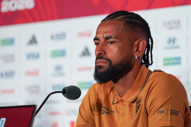Ghana v Panama FIFA World Cup, WM, Weltmeisterschaft, Fussball 2026 Group L press conference, PK, Pressekonferenz Anibal Godoy captain of Panama during the 2026 FIFA World Cup MD-1 Press Conference ahead of the Group L match between Ghana and Panama at Toronto Stadium. on June 16, 2026 in Toronto, Canada. (Photo by Leonardo Ramirez Eyepix Group) Copyright: xLeonardoxRamirezx xEyepixxGroupx LR16062026-03262
