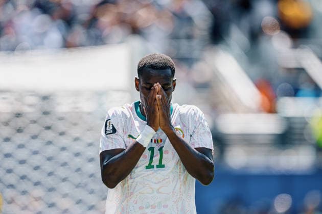 France vs Senegal NOVA JERSEY, NJ - 16.06.2026: FRANCE VS SENEGAL - Nicolas Jackson during the match between France and Senegal, valid for the first round of the group stage of the 2026 World Cup, held at MetLife Stadium in New Jersey, United States. (Photo: Marcelo Machado de Melo Fotoarena) x2963346x  MarceloxMachadoxdexMelo