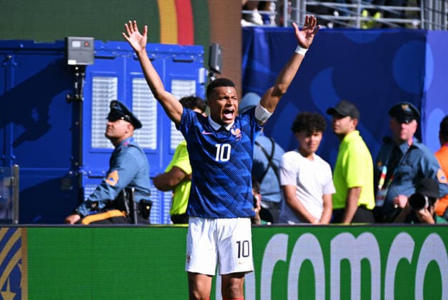 Fussball, Länderspiel, Herren, FIFA World Cup, WM, Weltmeisterschaft, Fussball 2026, Fussball-Weltmeisterschaft, USA, Gruppe I, MetLife Stadium New Jersey: Frankreich - Senegal 3:1; Kylian Mbappe (FRA). Aktion, Einzelbild.