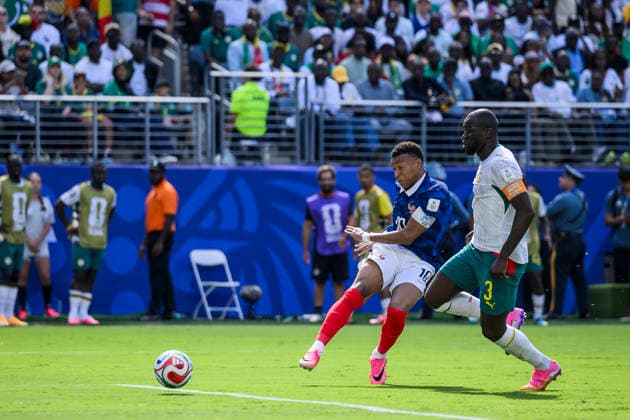 France v Senegal - FIFA World Cup, WM, Weltmeisterschaft, Fussball 2026 Kylian Mbappe of France scores a goal during the FIFA World Cup 2026 Group I football match between France and Senegal. East Rutherford United States Copyright: xNicolòxCampox