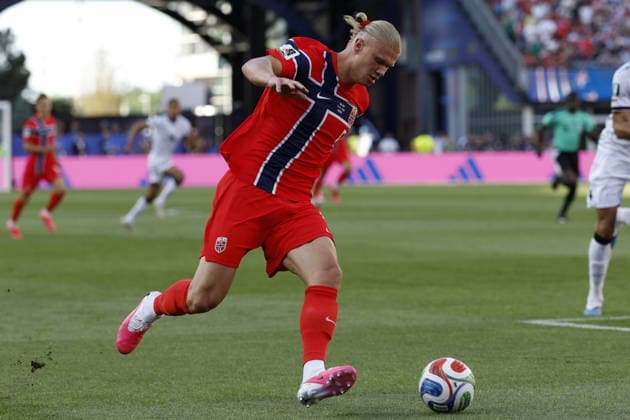 FIFA World Cup, WM, Weltmeisterschaft, Fussball 2026 - Group I - Iraq vs Norway Erling Haaland of Norway in action during the FIFA World Cup 2026 group stage match Iraq against Norway, in Boston, Massachusetts, USA, 16 June 2026. Foxborough United States  Copyright: xGREGxM.xCOOPERx