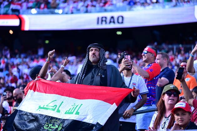Iraq v Norway - FIFA World Cup, WM, Weltmeisterschaft, Fussball 2026 - Group I FOXBOROUGH, UNITED STATES - JUNE 16: Fans gather prior to 2026 FIFA World Cup First Stage Group I match between Iraq and Norway at Gillette Stadium (Boston Stadium) in Foxborough, Massachusetts, United States on June 16, 2026. Abdulhamid Hosbas Anadolu Massachusetts United States. Editorial use only. Please get in touch for any other usage.  Copyright: x2026xAnadoluxAbdulhamidxHosbasx
