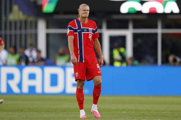 FIFA World Cup, WM, Weltmeisterschaft, Fussball 2026 - Group I - Iraq vs Norway Erling Haaland of Norway looks on after conceding the 1-1 goal during the FIFA World Cup 2026 group stage match Iraq against Norway, in Boston, USA, 16 June 2026. BOSTON United States  Copyright: xGREGxM.xCOOPERx