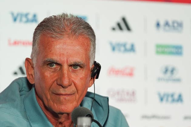 Ghana press conference, PK, Pressekonferenz - 2026 FIFA World Cup, WM, Weltmeisterschaft, Fussball Carlos QUEIROZ Head Coach of Ghana during the 2026 FIFA World Cup MD-1 Press Conference ahead of the Group L match between Ghana and Panama at Toronto Stadium. on June 16, 2026 in Toronto, Canada. (Photo by Leonardo Ramirez Eyepix Group) (Photo by Leonardo Ramirez Eyepix Group Eyepix via Nexpher Images) Toronto