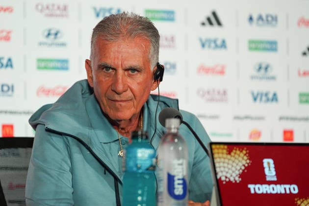 Ghana press conference, PK, Pressekonferenz - 2026 FIFA World Cup, WM, Weltmeisterschaft, Fussball Carlos QUEIROZ Head Coach of Ghana during the 2026 FIFA World Cup MD-1 Press Conference ahead of the Group L match between Ghana and Panama at Toronto Stadium. on June 16, 2026 in Toronto, Canada. (Photo by Leonardo Ramirez Eyepix Group) (Photo by Leonardo Ramirez Eyepix Group Eyepix via Nexpher Images) Toronto