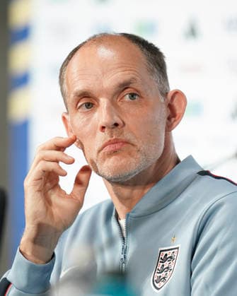 England v Croatia, FIFA World Cup, WM, Weltmeisterschaft, Fussball 2026 press conference, PK, Pressekonferenz England Head Coach Thomas Tuchel GER during the MD-1 England Press Conference ahead of the England v Croatia FIFA WORLD CUP 2026 match, Dallas Stadium, Arlington, United States on 16 June 2026 Credit: Eleanor Hoad Every Second Media Editorial use only. All images are copyright Every Second Media Limited. No images may be reproduced without prior permission. Copyright: xIMAGO EveryxSecondxMediax ESM-2041-0004 EleanorxHoadx xEveryxSecondxMediax