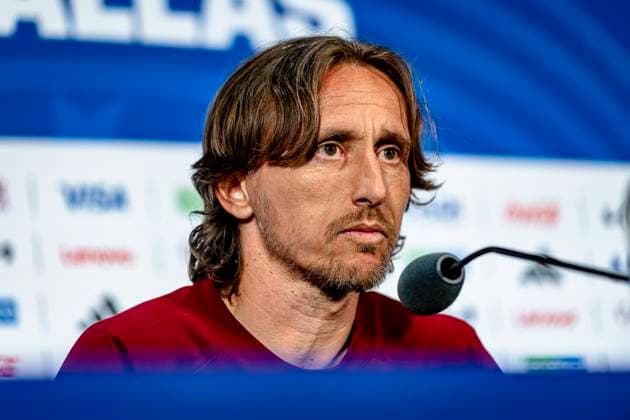 DALLAS - Luka Modric of Croatia during the 2026 World Cup, Croatia MD-1 press conference, PK, Pressekonferenz at AT&T Stadium on June 16, 2026, in Dallas, United States. (Photo by Stefan Koops EYE4IMAGES DeFodi Images) -