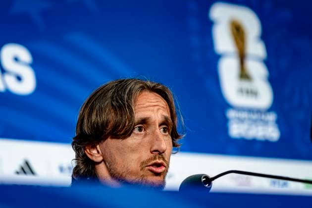 DALLAS - Luka Modric of Croatia during the 2026 World Cup, Croatia MD-1 press conference, PK, Pressekonferenz at AT&T Stadium on June 16, 2026, in Dallas, United States. (Photo by Stefan Koops EYE4IMAGES DeFodi Images) -