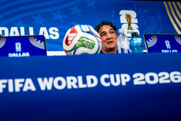 DALLAS - Croatian national team, Nationalteam coach Zlatko Dalic during the 2026 World Cup, Croatia MD-1 press conference, PK, Pressekonferenz at AT&T Stadium on June 16, 2026, in Dallas, United States. (Photo by Stefan Koops EYE4IMAGES DeFodi Images) -