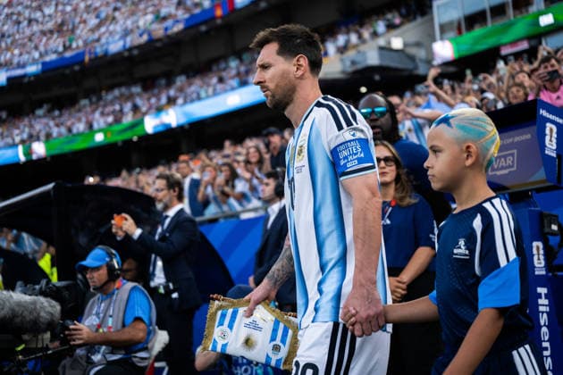 260616 Lionel Messi of Argentina ahead of the FIFA World Cup, WM, Weltmeisterschaft, Fussball 2026 football match between Argentina and Algeria on June 16, 2026 in Kansas City. Photo: Joel Marklund BILDBYRAN kod JM JM0825 bbeng fotboll football soccer fotball vm fotbolls-vm fotball-vm fotbolls-vm 2026 fifa world cup 2026 argentina algeria algeriet