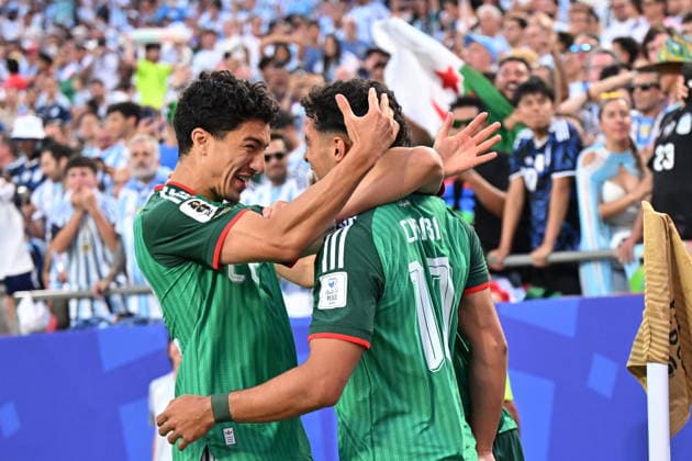 FIFA World Cup, WM, Weltmeisterschaft, Fussball 2026 - Group J - Argentina vs Algeria Players of Algeria celebrate a goal that was later ruled offside by VAR during the FIFA World Cup 2026 group stage match Argentina against Algeria, in Kansas City, Missouri, USA, 16 June 2026. KANSAS CITY United States  Copyright: xAMYxKONTRASx