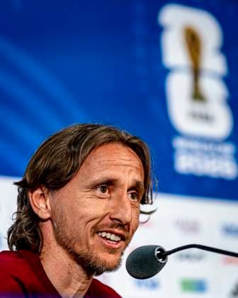 DALLAS - Luka Modric of Croatia during the 2026 World Cup, Croatia MD-1 press conference, PK, Pressekonferenz at AT&T Stadium on June 16, 2026, in Dallas, United States. (Photo by Stefan Koops EYE4IMAGES DeFodi Images) -