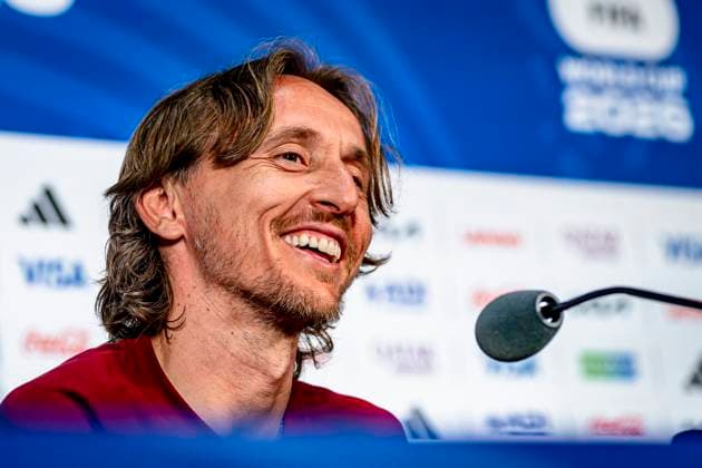 DALLAS - Luka Modric of Croatia during the 2026 World Cup, Croatia MD-1 press conference, PK, Pressekonferenz at AT&T Stadium on June 16, 2026, in Dallas, United States. (Photo by Stefan Koops EYE4IMAGES DeFodi Images) -