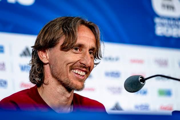 DALLAS - Luka Modric of Croatia during the 2026 World Cup, Croatia MD-1 press conference, PK, Pressekonferenz at AT&T Stadium on June 16, 2026, in Dallas, United States. (Photo by Stefan Koops EYE4IMAGES DeFodi Images) -