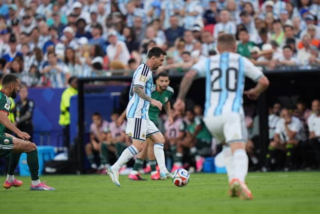 Argentina v Algeria - FIFA World Cup, WM, Weltmeisterschaft, Fussball 2026 - Group J KANSAS CITY, UNITED STATES - JUNE 16: Lionel Messi of Argentina in action during the 2026 FIFA World Cup First Stage Group J match between Argentina and Algeria at Arrowhead Stadium (Kansas City Stadium) in Kansas City, Missouri, United States on June 16, 2026. Hakan Akgun Anadolu Missouri United States. Editorial use only. Please get in touch for any other usage.  Copyright: x2026xAnadoluxHakanxAkgunx