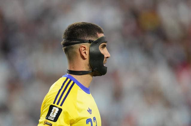 Luca Zidane (Algeria) looks on during Argentina and Algeria, Group J FIFA World Cup, WM, Weltmeisterschaft, Fussball 2026, Kansas Stadium, Kansas, United States on June 16, 2026. Thor Wegner DeFodi Images. (Photo by DeFodi Images) -