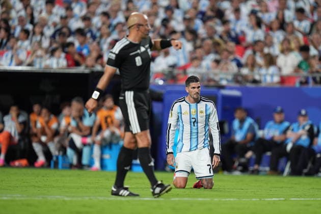 Argentina v Algeria - FIFA World Cup, WM, Weltmeisterschaft, Fussball 2026 - Group J KANSAS CITY, UNITED STATES - JUNE 16: Rodrigo de Paul of Algeria is seen during the 2026 FIFA World Cup First Stage Group J match between Argentina and Algeria at Arrowhead Stadium (Kansas City Stadium) in Kansas City, Missouri, United States on June 16, 2026. Hakan Akgun Anadolu Missouri United States. Editorial use only. Please get in touch for any other usage.  Copyright: x2026xAnadoluxHakanxAkgunx