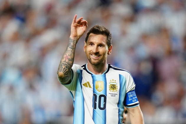 Argentina v Algeria - FIFA World Cup, WM, Weltmeisterschaft, Fussball 2026 - Group J KANSAS CITY, UNITED STATES - JUNE 16: Lionel Messi of Argentina in action during the 2026 FIFA World Cup First Stage Group J match between Argentina and Algeria at Arrowhead Stadium (Kansas City Stadium) in Kansas City, Missouri, United States on June 16, 2026. Hakan Akgun Anadolu Missouri United States. Editorial use only. Please get in touch for any other usage.  Copyright: x2026xAnadoluxHakanxAkgunx