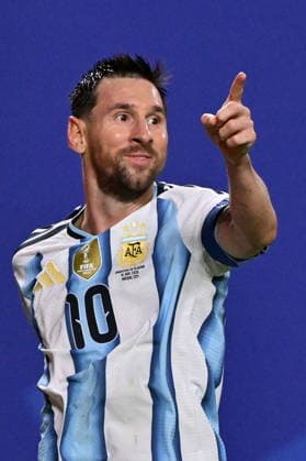 FIFA World Cup, WM, Weltmeisterschaft, Fussball 2026 - Group J - Argentina vs Algeria Lionel Messi of Argentina celebrates scoring the 3-0 goal during the FIFA World Cup 2026 group stage match Argentina against Algeria, in Kansas City, Missouri, USA, 16 June 2026. KANSAS CITY United States  Copyright: xAMYxKONTRASx