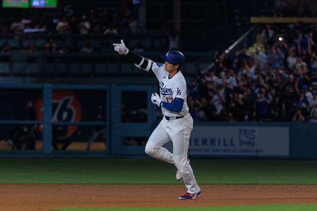 June 16, 2026, Los Angeles, California, USA: Shohei Ohtani 17 of the Los Angeles Dodgers rounds the bases after hitting a solo home run in the sixth inning during a regular season MLB, Baseball Herren, USA game against the Tampa Bay Rays on Tuesday June 16, 2026 at Dodger Stadium in Los Angeles, California. Dodgers defeat Rays, 1-0. JAVIER ROJAS PI Dodgers Defeat Rays, 1-0  - ZUMAp124 20260616_zaa_p124_003 Copyright: xJavierxRojasx