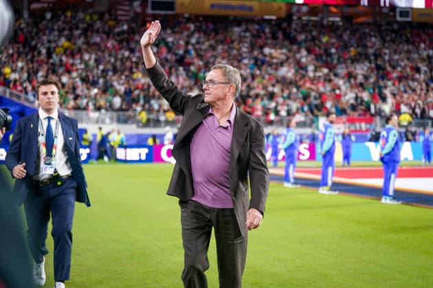 USA: Fußball FIFA World Cup, WM, Weltmeisterschaft, Fussball 2026 Gruppenphase Gruppe J Österreich vs Jordanien San Francisco Bay Area Stadium Levi™s Stadium (Santa Clara County, Kalifornien): Ralf Rangnick (Trainer)