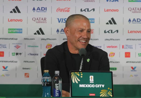 Colombia v Uzbekistan FIFA World Cup, WM, Weltmeisterschaft, Fussball 2026 Group K press conference, PK, Pressekonferenz Fabio Cannavaro, Head Coach of Uzbekistan national soccer team speaks during a press conference ahead of the FIFA World Cup Group K first-round match between Colombia and Uzbekistan at Mexico City Stadium. on June 16, 2026 in Mexico City, Mexico. (Photo by Ian Robles Eyepix Group) Copyright: xIanxRobles xEyepixxGroupx EL_16062026_187423JPEG