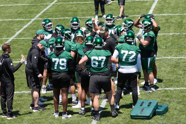 New York Jets during minicamp at the Atlantic Health Jets Training Center, Florham Park, New Jersey on Tuesday June 16, 2026. CSM NFL, American Football Herren, USA 2026: New York Jets Minicamp June 16  - ZUMAc04_ 20260616_zma_c04_166 Copyright: xDuncanxWilliamsx