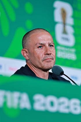 June 16, 2026, Mexico City, Mexico: Fabio Cannavaro, head coach of the Uzbekistan speaks during the press conference, PK, Pressekonferenz of Uzbekistan one day ahead of the FIFA World Cup, WM, Weltmeisterschaft, Fussball 2026 Group K match between Colombia and Uzbekistan at Mexico City Stadium on June 16, 2026 in Mexico City, Mexico. Photo: DiaEsportivo FIFA World Cup 2026, Press Conference Uzbekistan, Mexico City, Mexico  - ZUMAh208 20260616_zsp_h208_014 Copyright: xHeulerxAndreyx