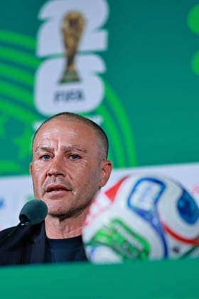 June 16, 2026, Mexico City, Mexico: Fabio Cannavaro, head coach of the Uzbekistan speaks during the press conference, PK, Pressekonferenz of Uzbekistan one day ahead of the FIFA World Cup, WM, Weltmeisterschaft, Fussball 2026 Group K match between Colombia and Uzbekistan at Mexico City Stadium on June 16, 2026 in Mexico City, Mexico. Photo: DiaEsportivo FIFA World Cup 2026, Press Conference Uzbekistan, Mexico City, Mexico  - ZUMAh208 20260616_zsp_h208_017 Copyright: xHeulerxAndreyx