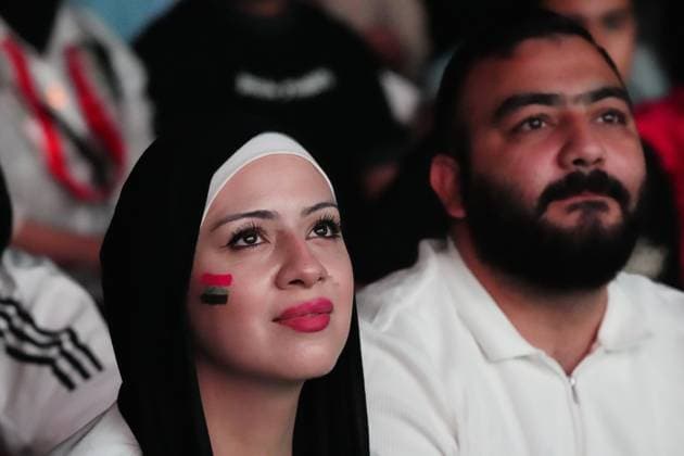 Iraqi football fans gather to watch Iraq v Norway World Cup match BAGHDAD, IRAQ - JUNE 17: Iraqi football fans gather around a giant screen set up in the garden of Al-Karkh Sports Club to watch their national team, Nationalteam face Norway in the 2026 FIFA World Cup, WM, Weltmeisterschaft, Fussball in the capital Baghdad, Iraq, on June 17, 2026. Murtadha Al-Sudani Anadolu Baghdad Iraq. Editorial use only. Please get in touch for any other usage.  Copyright: x2026xAnadoluxMurtadhaxAl-Sudanix