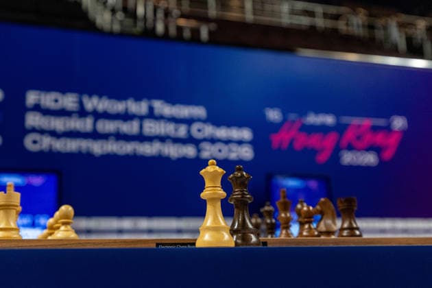 June 17, 2026, Hong Kong, Hong Kong, China: Playing area of the FIDE World Team Rapid and Blitz Team Chess Championship 2026 in Hong Kong. FIDE World Team Rapid And Blitz Team Chess Championship 2026 In Hong Kong.  - ZUMAm298 0859337153st Copyright: xJamesxModestox