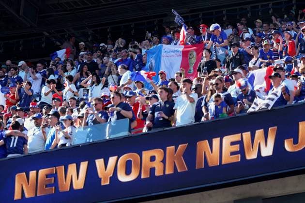 France vs Senegal - World Cup 2026 Supporters during World Cup 2026 game France vs Senegal at the New York New Jersey stadium, NY on June 16, 2026. Photo by Charles Guerin ABACAPRESS.COM Rutherford NJ  Copyright: xGuerinxCharles ABACAx